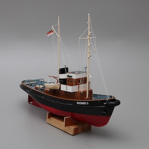 Bugsier 3 - scale 1/20 - Wooden Ship Model Assembly Plans: Build Your Own Historic Vessel