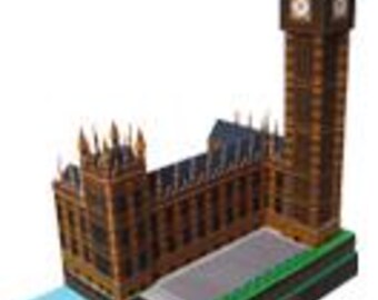 Big Ben Papercraft Model Kit | 3D Tower (PDF Templates)