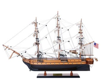 Frigate USS Constitutin 1798 - Wooden Ship Model Assembly Plans- Build Your Own Historic Vessel