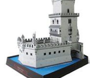 Historical Landmark Papercraft Model Kit | DIY 3D Building (PDF Templates)