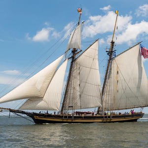Baltimore Clipper Wooden Ship Model Plans - DIY Historic Vessel (Digital Files)