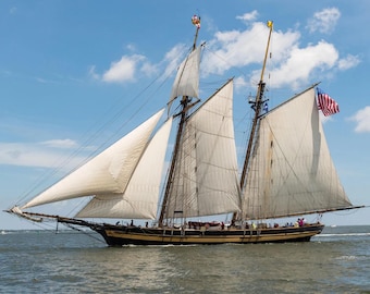 Baltimore Clipper Wooden Ship Model Plans - DIY Historic Vessel (Digital Files)
