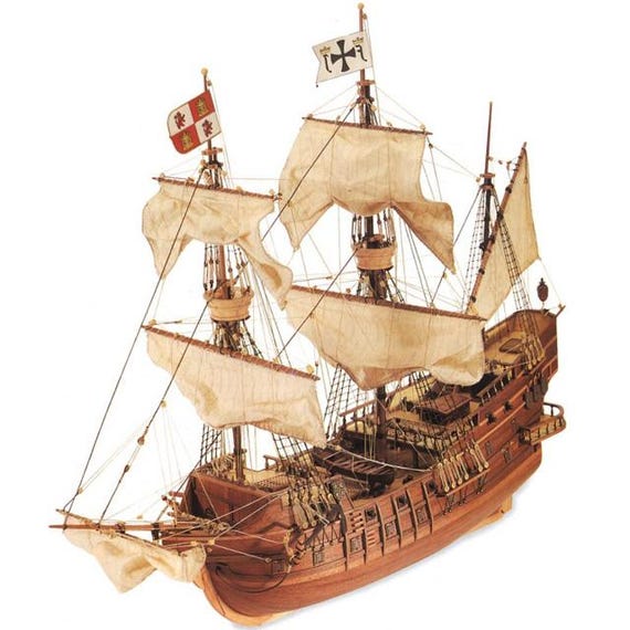 サンフランシスコ XVI ガレオン船 - 木製船体模型の組み立て図 - Etsy 日本