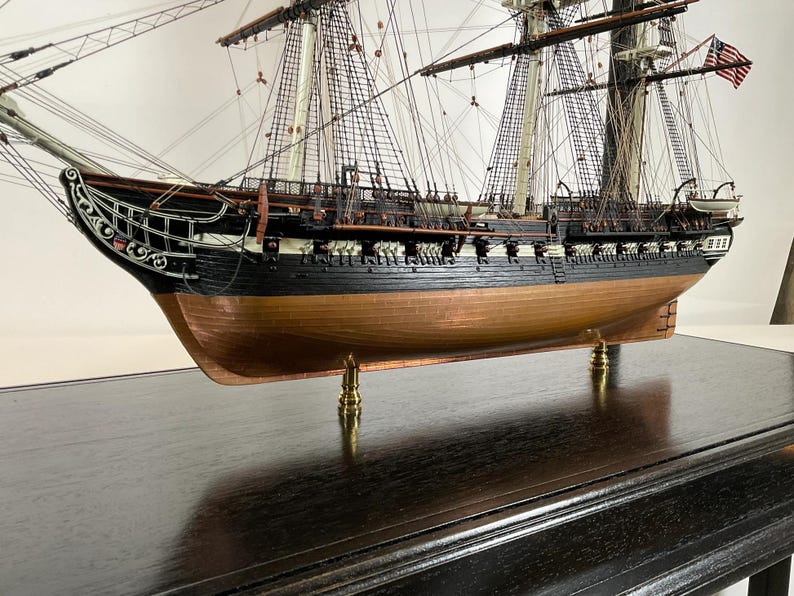 Frigate USS Constitution 1798 - Wooden Ship Model Assembly Plans- Build ...