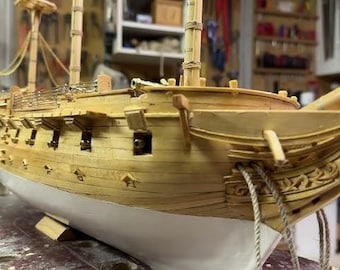 Carolina fragata 1808 - Wooden Ship Model Assembly Plans: Build Your Own Historic Vessel