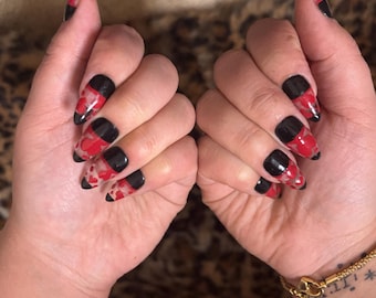 Lava Lamp Press On Nails