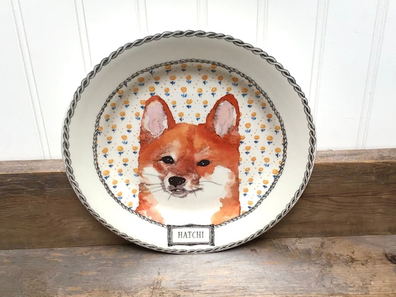 Gien French Hatching Darling Dog Faience Dessert Plate Made In Etsy Gien French Hatching Darling Dog Faience Dessert Plate Made In Etsy