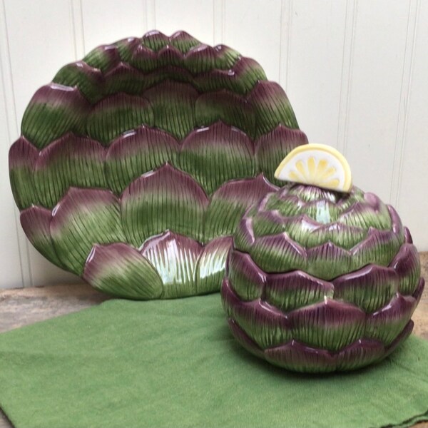 Artichoke Plate Etsy