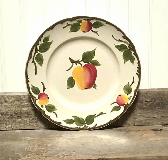 French Delicious Apple Pattern By Villroy And Bosch Made In Etsy