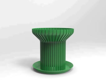 STL planter, cactus pot stl, planter stl, 3d print file, planter 3d file, cacti pot stl