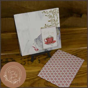 Il est temps d'en profiter ! | Noël | Carte double | Nain | tasse de cacao