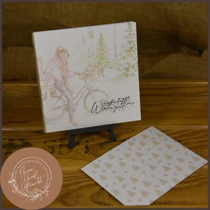 Magische wintertijd | dubbele kaart | Winter | Cadeautjes kopen