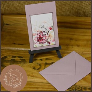 Feliz Navidad y próspero año nuevo | Mapa | Floral | Navidad | rojo, rosa