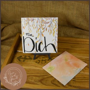 Pour vous | Carte double | feuilles d'automne