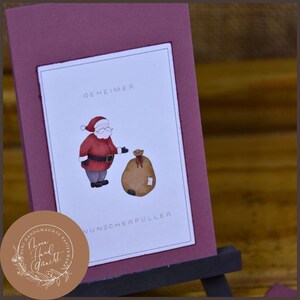 Concededor de deseos secretos | Mapa | Floral | Navidad | Papá Noel