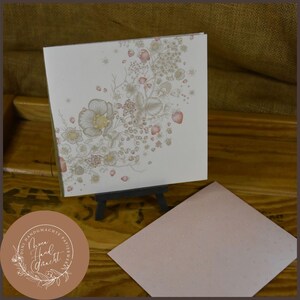 Couronne de fraises | Carte double | Printemps