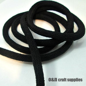 Black Twinkle Rope Black Tinsel Ribbon 1in Black Tinsel Rope x 5 Ft. fdp98371b