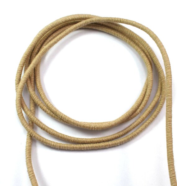 sand beige cotton rope for crafts Cotton fiber cord 1m colored cotton rope cotton rope for crafting wrapped cotton rope 3.5mm cord