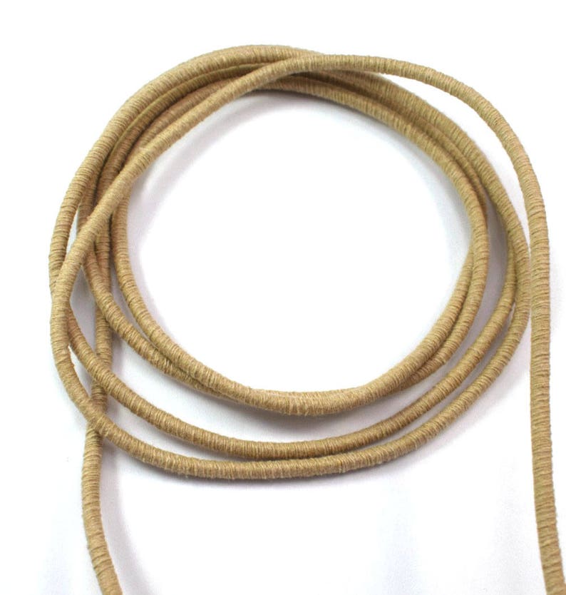 sand beige cotton rope for crafts Cotton fiber cord 1m colored cotton rope cotton rope for crafting wrapped cotton rope 3.5mm cord