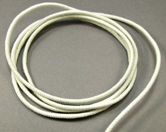 Cordon de coton, cordon de fibre de coton, corde de coton pour l’artisanat, corde de coton colorée, corde de 3,5 mm, corde de coton enveloppée, corde blanche cassée, 1m