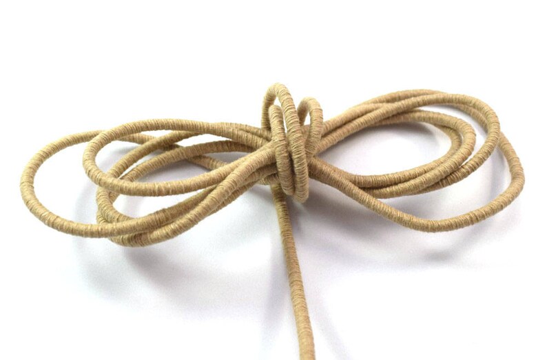 sand beige cotton rope for crafts Cotton fiber cord 1m colored cotton rope cotton rope for crafting wrapped cotton rope 3.5mm cord