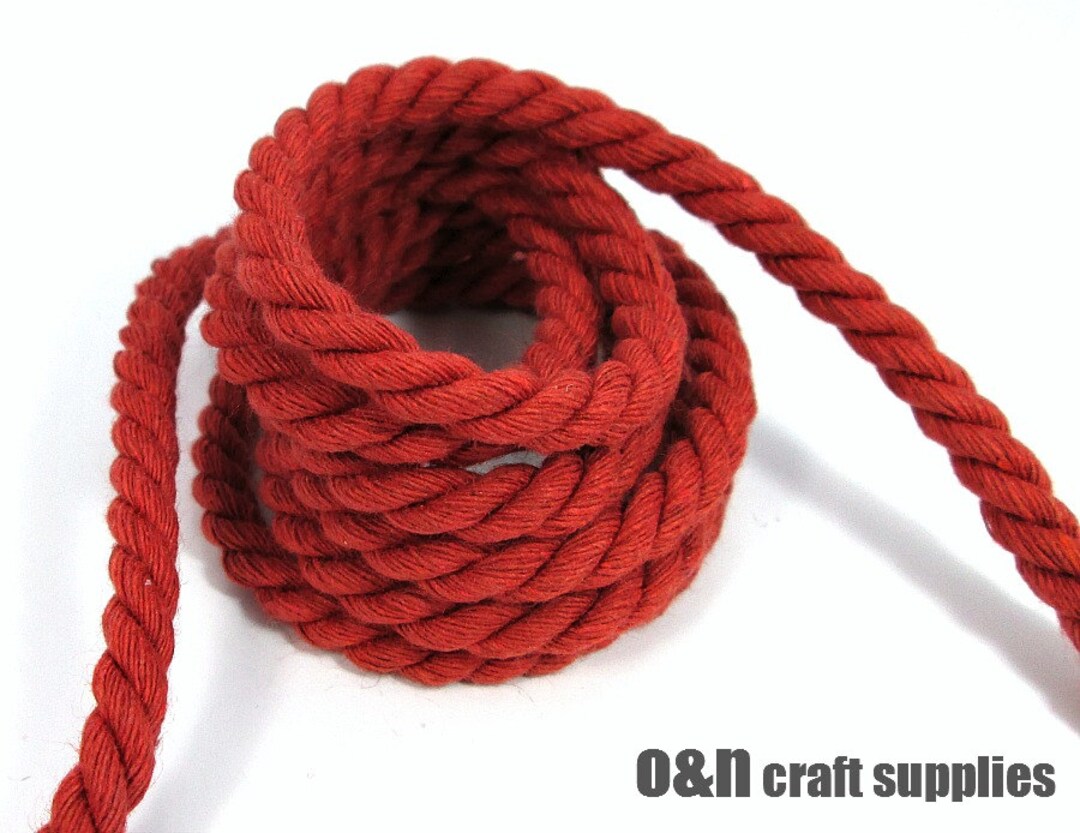 6mm Cotton Rope Twisted, Twisted Cord Rope, 6mm Cotton Rope, 6mm