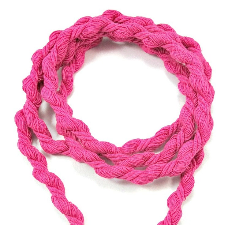 Twisted Cotton Cord 8mm Twisted Cotton Rope 8mm Twisted Cord Etsy