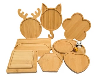 Bamboo Coaster Blanks for Painting, Mosaic and Resin Art, Natural Craft Bases
