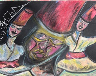 modern art drawing darwish oriental