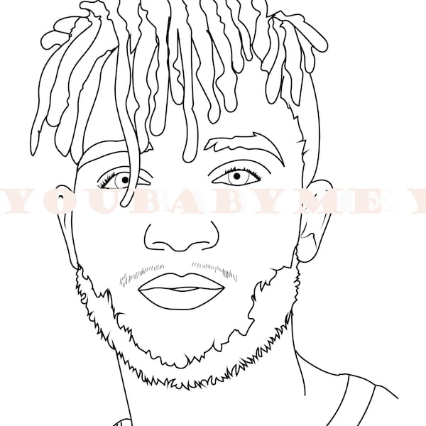 Young man with dreads coloring page, black boy coloring page, coloring page, African American coloring page, color sheet