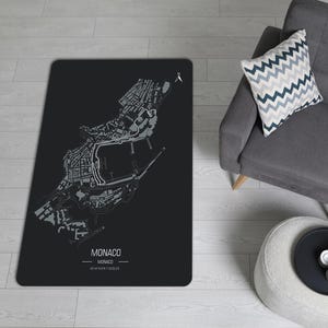 Tapijt racebaan Monaco, tapijt racebaan, tapijt racebaan, tapijt racekaart, tapijt gamekamer, tapijt speelkamer, tapijt autosport, tapijt jongenskamer