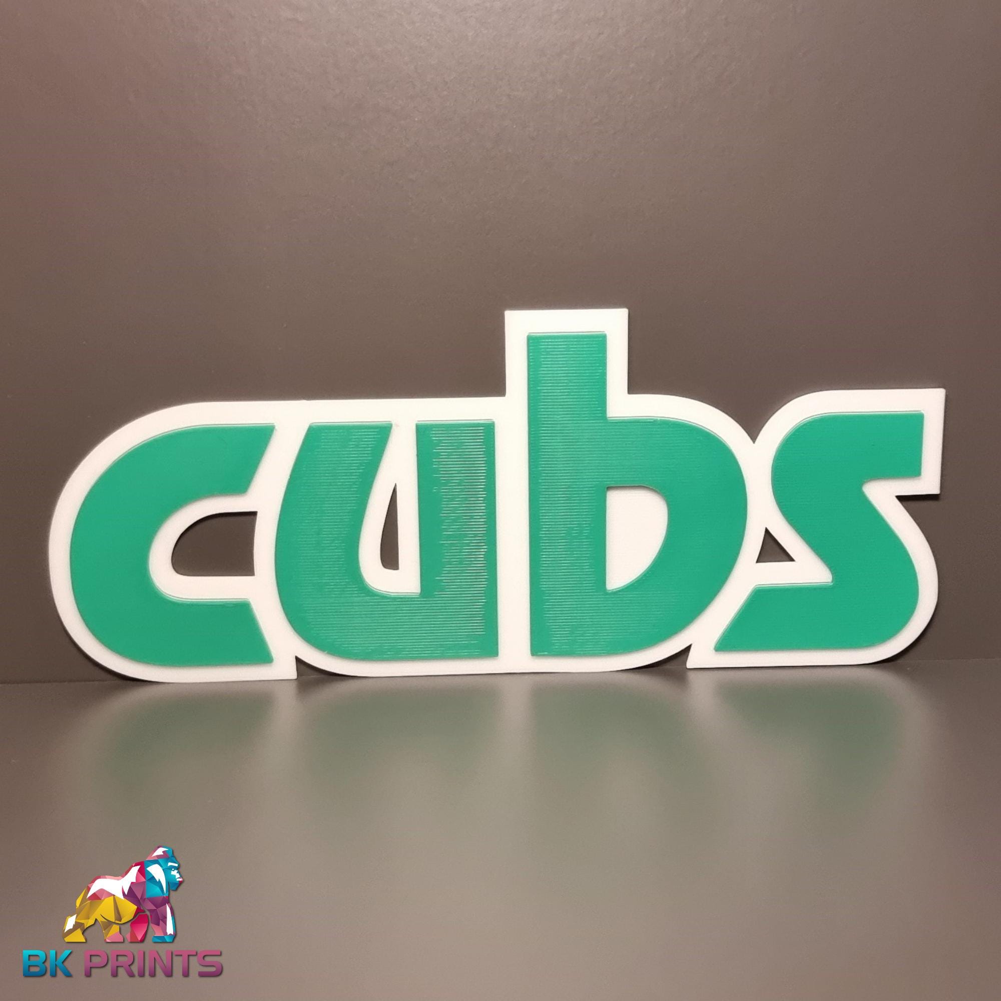 3D Printed Cubs Logo Sign – Scout Hut Wall Decor - Etsy UK