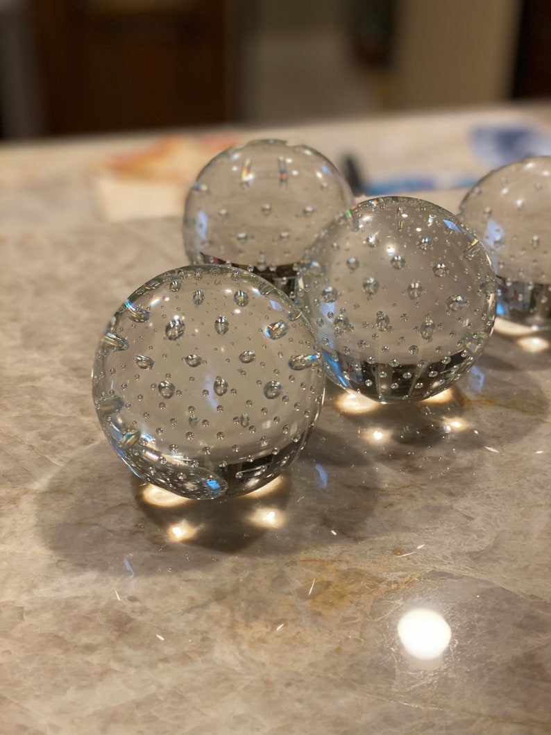 Hand blown Glass Paperweight