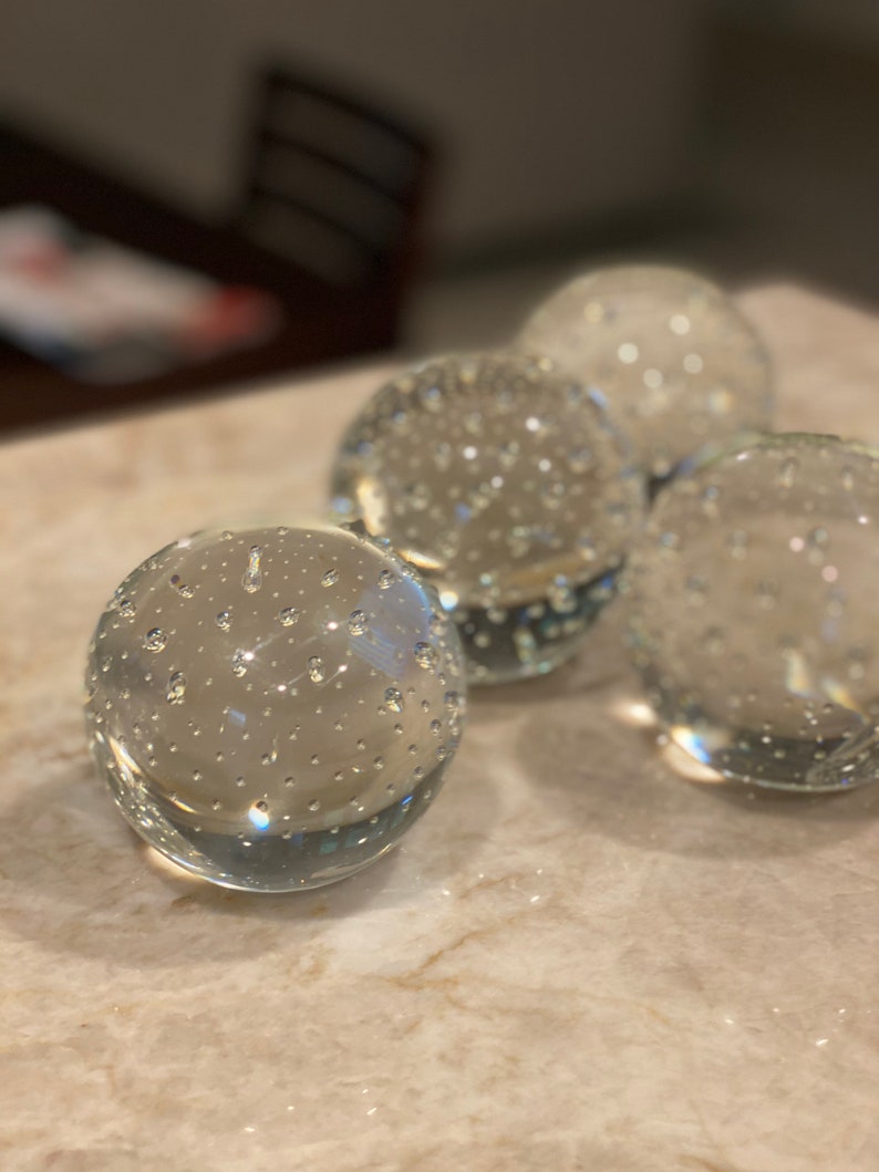 Hand blown Glass Paperweight