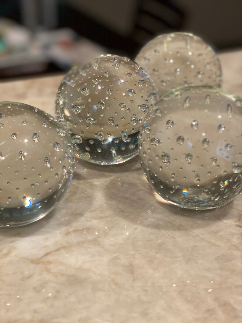Hand blown Glass Paperweight