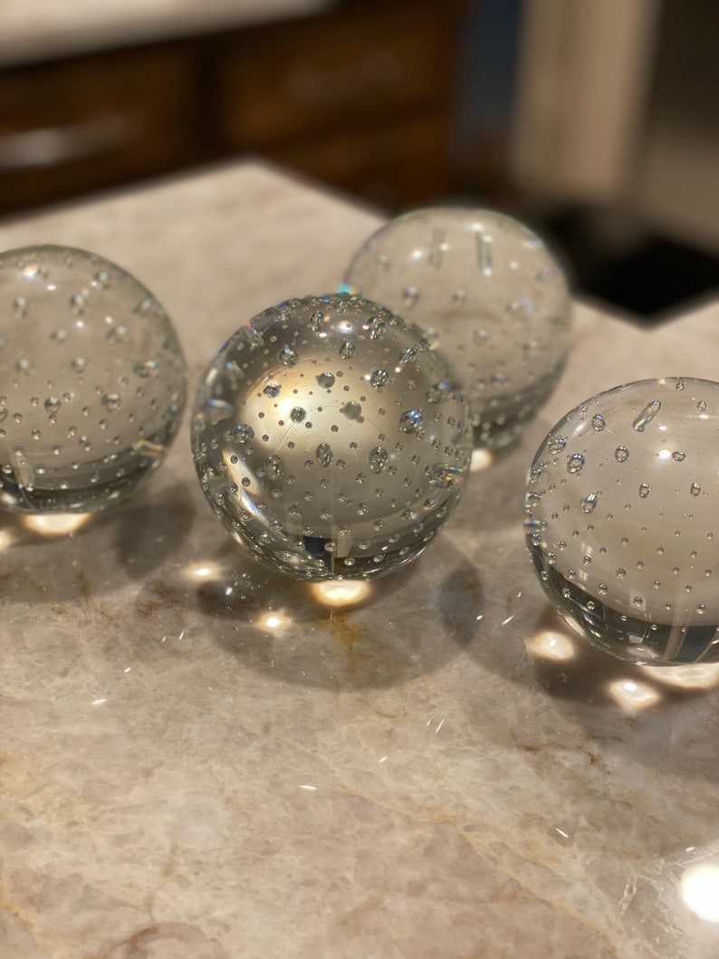 Hand blown Glass Paperweight