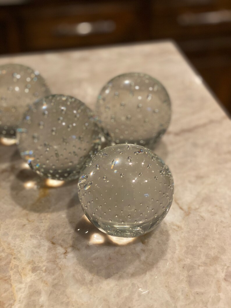 Hand blown Glass Paperweight