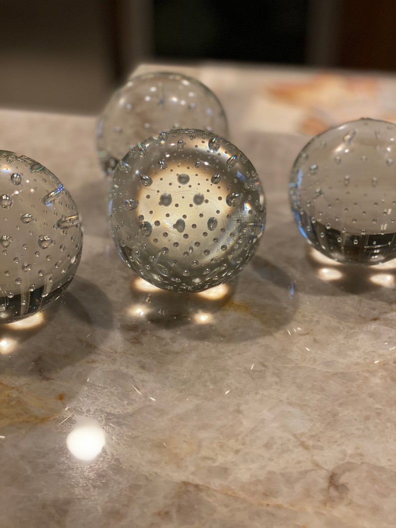 Hand blown Glass Paperweight