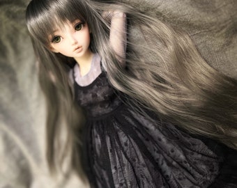 Black Cloudy BJD Dollfie Minifee MSD dress