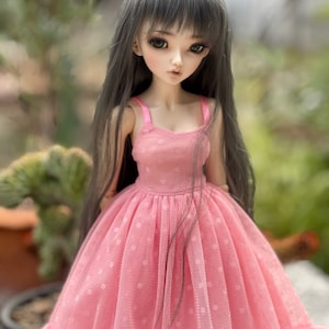 BJD Dollfie Minifee MSD dress Old rose Pink