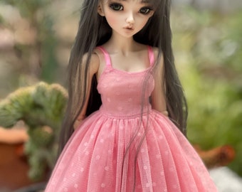 BJD Dollfie Minifee MSD dress Old rose Pink