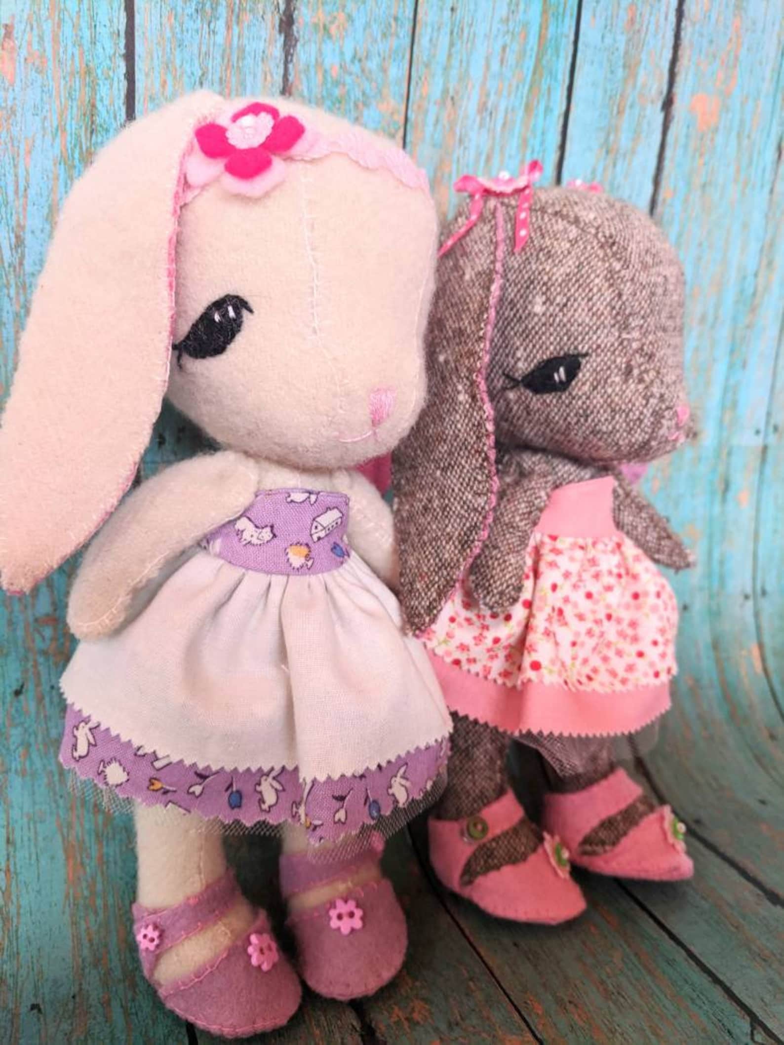 Petunia the Bunny Handmade Doll One Of A Kind Etsy