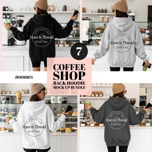 Gildan 18500 Mockups | Hoodie mockup bundle | G18500 bundle | back mockups | Best print on demand hoodie mockup bundle | POD Mockups