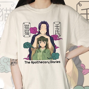 Maomao & Jinshi Comfort Colors T-Shirt Apothecary Diaries Anime Shirt