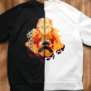 Moletom com capuz e blusa Rengoku Demon Slayer Anime