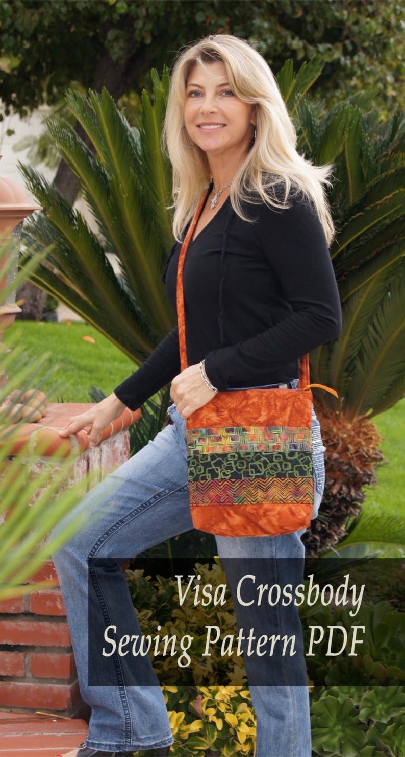 PDF Visa Crossbody Bag Sewing Pattern image 2