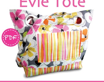 PDF Evie Tote Bag Purse SEWING PATTERN