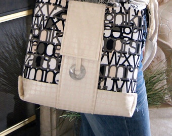 PDF Town Tote Bag Purse SEWING PATTERN