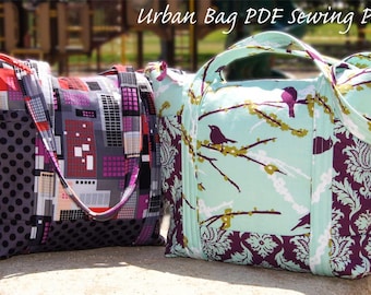 PDF Urban Diaper Tote Bag Purse SEWING PATTERN