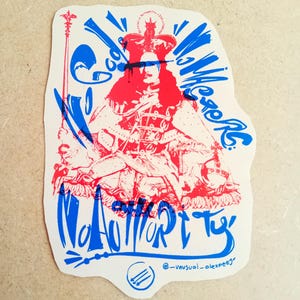 Niente Dei, Niente Padroni! - Adesivo antiautoritario